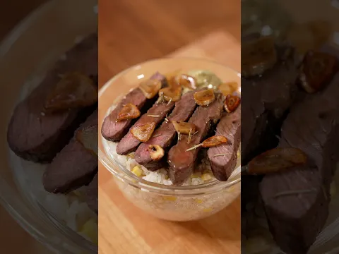 Steak and Buttered Corn Rice #gifted