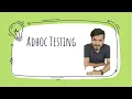 Adhoc Testing Monkey Testing Random Testing Software Testing