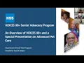 VOICES 60 Overview Presentation on Advanced Pet Care with Robin Strashun Search and Care HSS