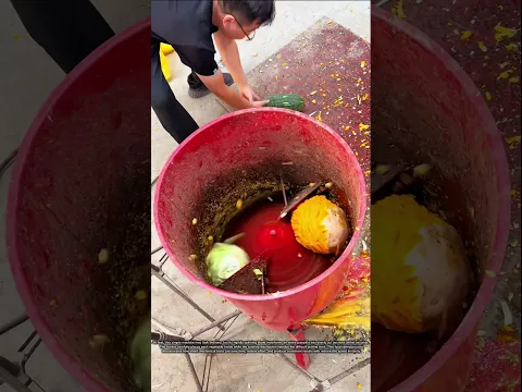 This Machine Slices Pumpkins in Seconds! 🎃⚙️ #shorts
