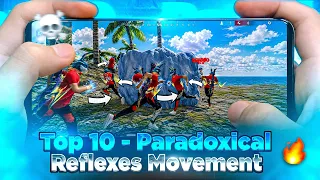 Top 10 - Creepy Body Reflexes That Glitch Human Brain 🧠☠️ | Free Fire Confusing Movement Tricks !