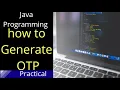 How to Generate OTP Java Programming Practical