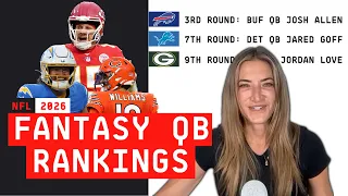 How Our Model Ranks The Top 20 Fantasy Quarterbacks