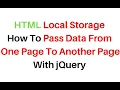 html local storage example with jquery 3 3 1