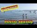 Pantai eretan kulon selalu ramai di hari minggu | laut eretan indramayu