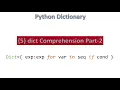 5 dict Comprehension-2 Python Hindi