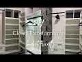 DIY Closet Transformation 2024 budget Friendly Viral target bookshelf closet Marlashell