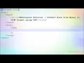 MySQL data convert into JSON format