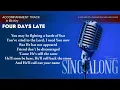 Download Lagu Four Days Late (Performance Track in Bb)