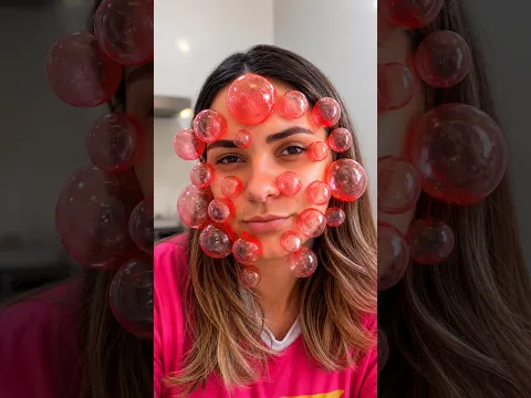 Bolhas na cara