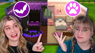 every dorm room is a different OCCULT in the sims 4 | Part 2
