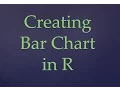 R Programming Creating bar chart in R along with text function