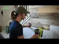 How To Install A Reclaimed Wood Wall With Ashley Quintero ShesTheCarpenter Centennial Woods
