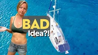 ⛵️SAILING THE WRONG WAY (IN HURRICANE SEASON!?) Hallberg Rassy 352