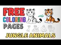 Jungle Animals Coloring Book Free Downloads Of Coloring Pages
