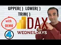 DAX Function UPPER LOWER TRIM Learn How to Use UPPER LOWER TRIM DAX Wednesdays