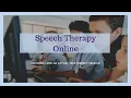 Speech Therapy Session Online - Teletherapy