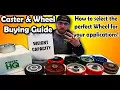 Caster Wheel Buyers Guide - Choosing the Perfect Wheel for your Tool Box Cart Equipment