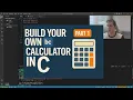 Build Your Own BC Calculator in C Part 1 - Project Setup Error Handling