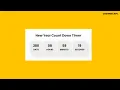Simple Countdown Timer Tutorial using JS New Year Countdown Timer with Javascript - Codingscape
