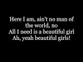 Van Halen - Beautiful Girls (Lyrics HD)