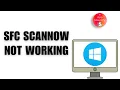 SFC scannow fails to run There is a system repair pending which requires boot to complete