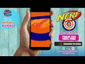 Nerf Birt ay Invitation
