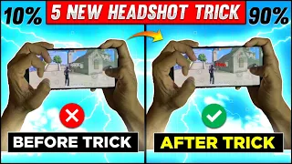 Top 5 Headshot Trick For M1887 Ump & Desert Eagle 😱 || One Tap Headshot Trick || Headshot Trick FF