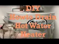 DIY How to Drain Your Hot Water Heater Tank Demonstration Tutorial AO Smith Hot Water Tank Drain