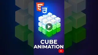 Wow Cube Animation Only HTML CSS
