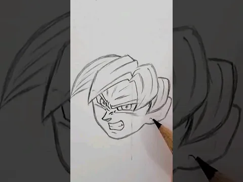Drawing Goku Unleashed Ultimate Power Surge