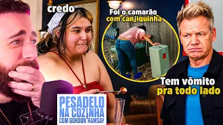 Cliente passa mal durante programa  (PESADELO NA COZINHA)