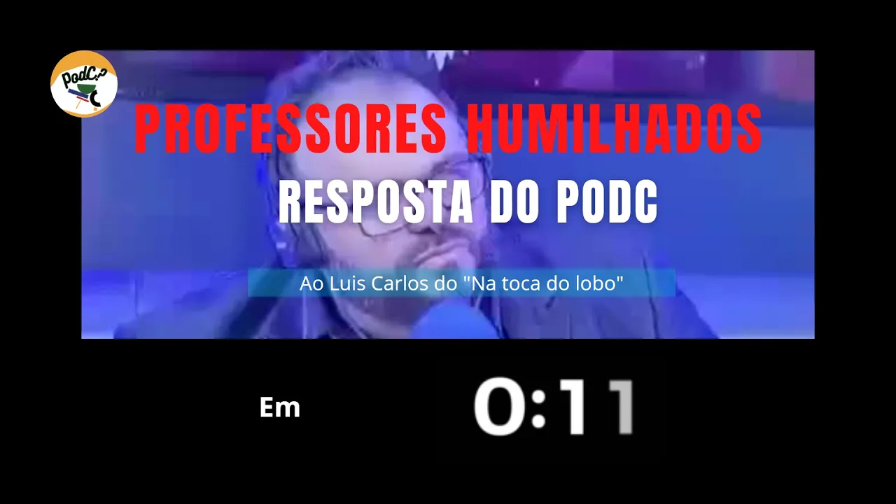 CANAL PODC - Podc responde à parcialidade e antiética do Programa " NA TOCA DO LOBO"