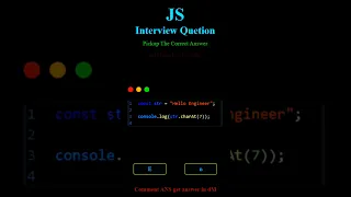 JavaScript problem day 21 nterview question 1