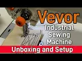 Vevor M2 Sewing Machine Unboxing Assembly and First Setup