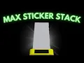 I Maxed Out My Sticker Stack
