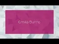 Emilia Burns - appearance
