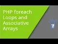 PHP - foreach Loops and Associative Arrays