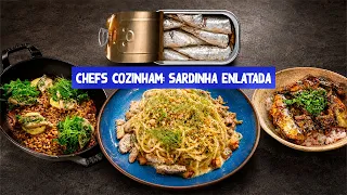 Convidei 3 CHEFS para cozinhar SARDINHA EM LATA, o que será que eles fizeram!?