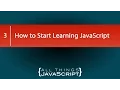 How to Start Learning JavaScript