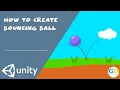 Unity 3d - how to make bouncing ball using material physic