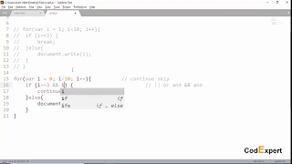 21 Break and Continue statements in JavaScript in