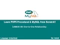 PHP Procedural MySQLi Lesson 48 One-to-One Relationship