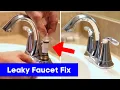 Fix a Leaky Bathroom Faucet Replace Faucet Cartridge Quick Easy Home Repair