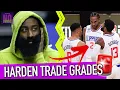 James Harden trade grades Clippers double down Sixers gain flexibility