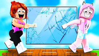 NÃO QUEBRE O VIDRO NO ROBLOX (Don't Shatter 2 Player Obby)