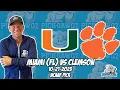 Miami vs Clemson 23 Free College Football Picks and Predictions Week 8