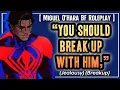 Miguel hates your boyfriend Miguel o hara x listener Boyfriend x Listener Character roleplay