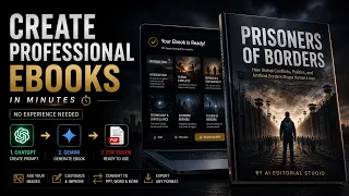 How to Create an Entire Ebook Using AI No Experience Needed