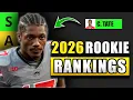 Top 12 Dynasty Superflex Rookie Rankings Tier List